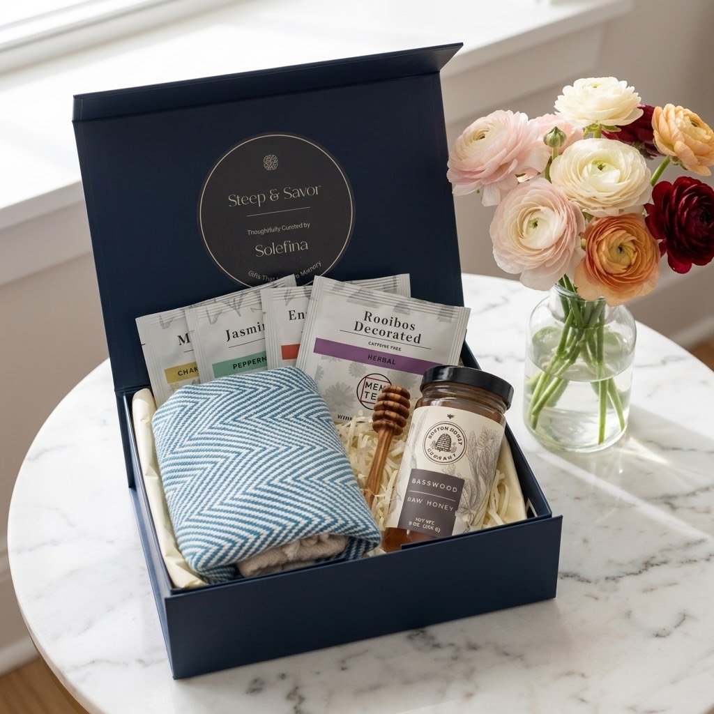 Tea & Basswood Honey Gift Box