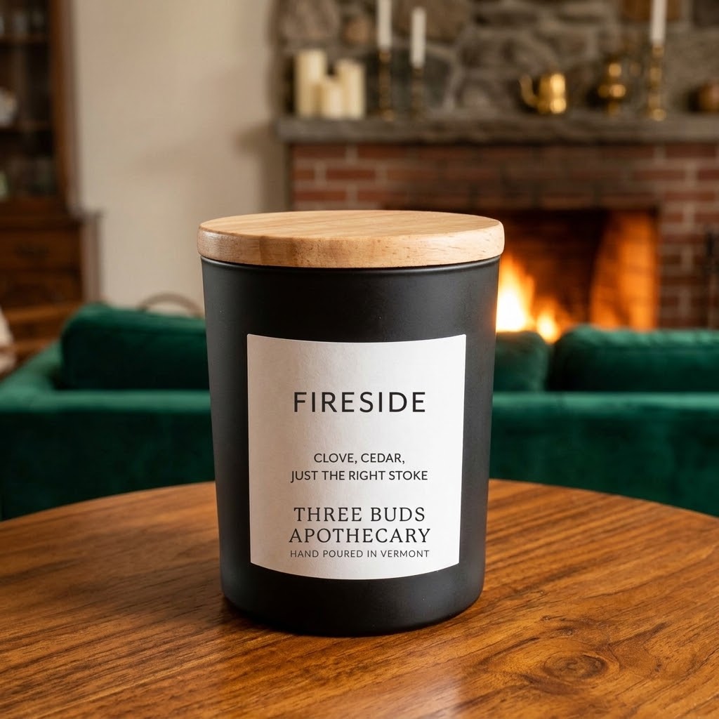 Fireside — Vermont Hand-Poured Soy Candle