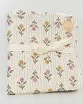 Petite Evelina Meadow Whisper floral muslin baby swaddle