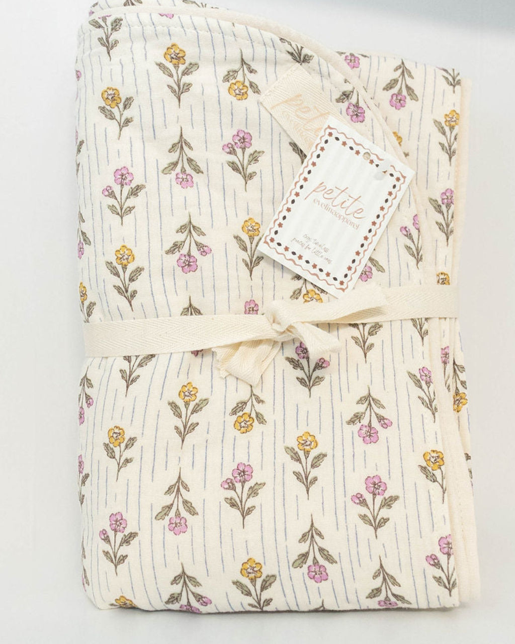Petite Evelina Meadow Whisper baby blanket 