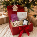 The Christmas at Home Gift Box – Candle, Chocolates, Tea & Light-Up Ornament