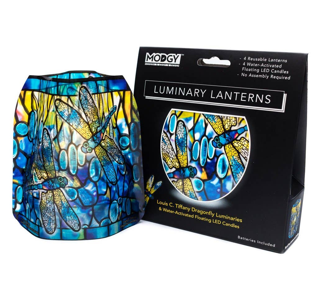 MODGY Art-Inspired Luminary Lanterns – Set of 4