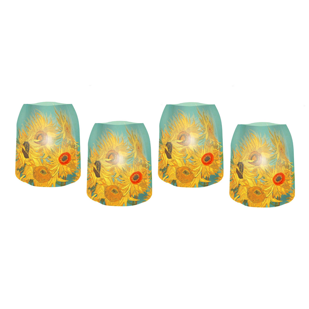 MODGY Art-Inspired Luminary Lanterns – Set of 4
