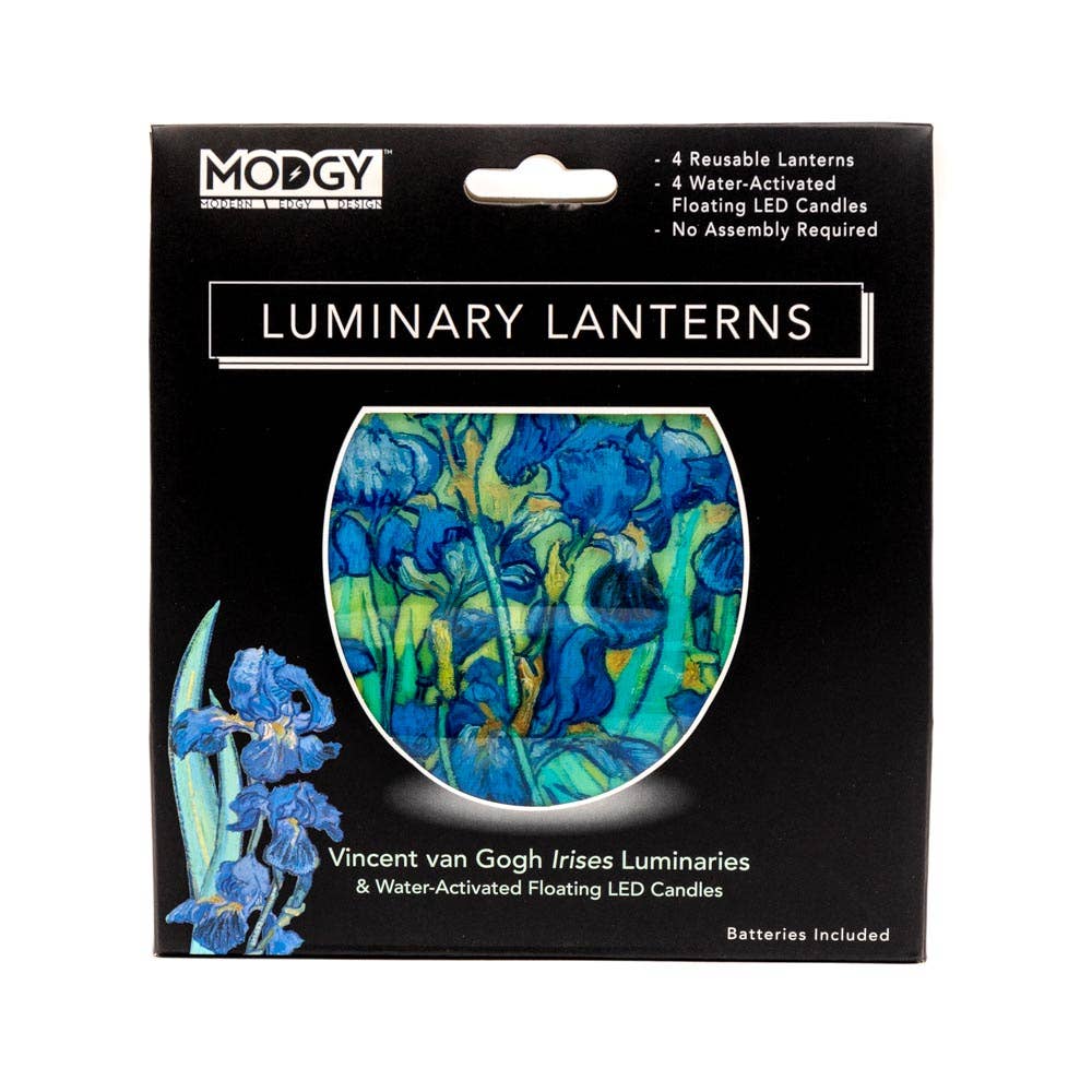 MODGY Art-Inspired Luminary Lanterns – Set of 4