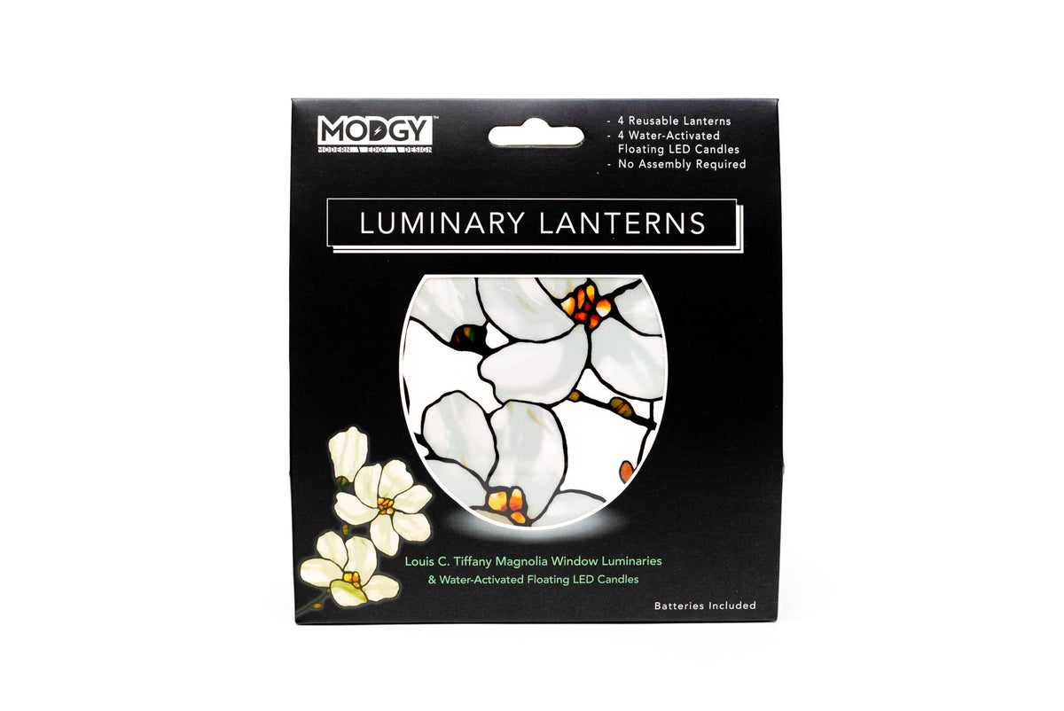MODGY Art-Inspired Luminary Lanterns – Set of 4